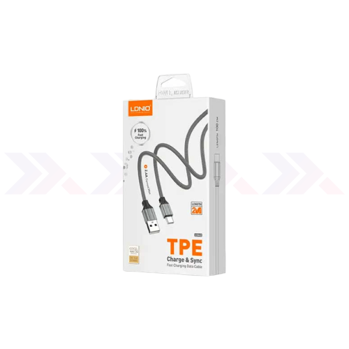 Cable Ldnio Trenzado 2m Usb C To Usb A 12 W
