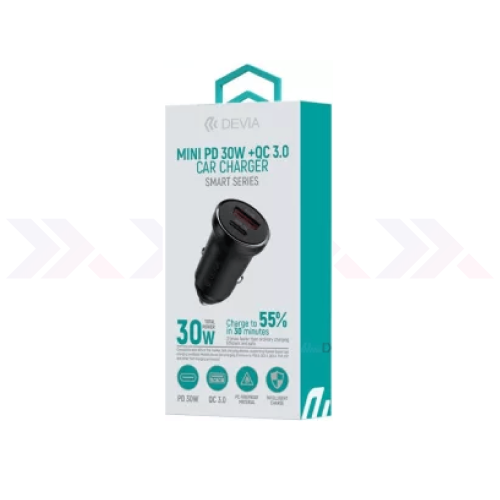 Cargador Devia Carro Mini PD 30 W