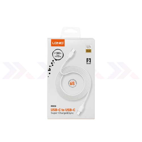 Cable Ldnio 2m Usb C To Usb C 65 W