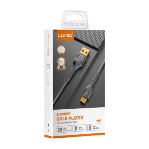 Cable Ldnio Gold Usb C To Usb A 30 W