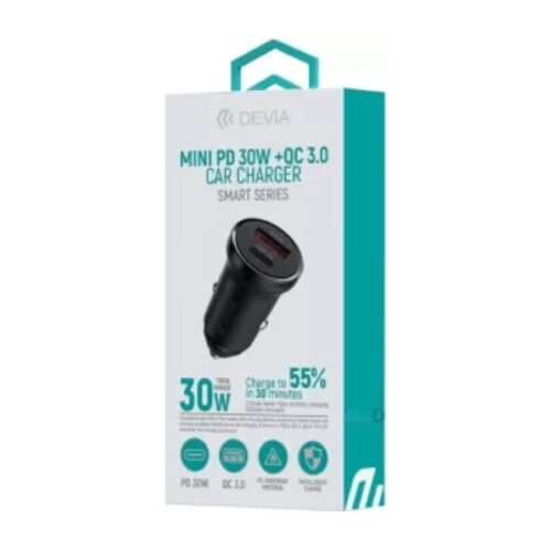 Cargador Devia Carro Mini PD 30 W