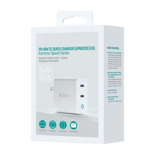 Cargador Devia PD 45 W 2C